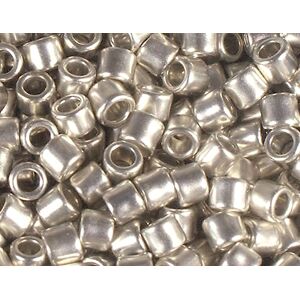 INNSPIRO Japanese Cylinder Treasure Genuine Matte Silver 3.3mm.8/0 100g. INNSPIRO Japanese Cylinder Treasure Genuine Matte Silver 3.3mm.8/0 100g.