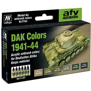 Vallejo AV Model Air Set -DAK Colors 1941-1944 Vallejo AV Model Air Set -DAK Colors 1941-1944