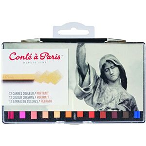 Conté à Paris Portrait Colour Carre Crayons (Pack of 12) Conté à Paris Portrait Colour Carre Crayons (Pack of 12)