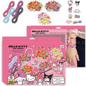 CERDÁ LIFE'S LITTLE MOMENTS Hello Kitty and Friends Beads Jewelry Set-Design Your own Bracelets with Beads, Elastic and Character Charms Sanrio-More Than 1000 Pieces CERDÁ LIFE'S LITTLE MOMENTS Hello Kitty and Friends Beads Jewelry Set-Design Your own Bracelets with Beads, Elastic and Character Charms Sanrio-More Than 1000 Pieces