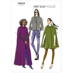 Vogue Patterns Sewing Pattern, Paper, Multicoloured, Y (XSM-SML-MED) Vogue Patterns Sewing Pattern, Paper, Multicoloured, Y (XSM-SML-MED)