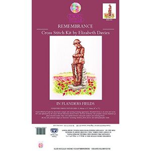 Creative Labs Remembrance Counted Cross Stitch Kit In Flanders Fields,31 x 18 x 1 cm Creative Labs Remembrance Counted Cross Stitch Kit In Flanders Fields,31 x 18 x 1 cm