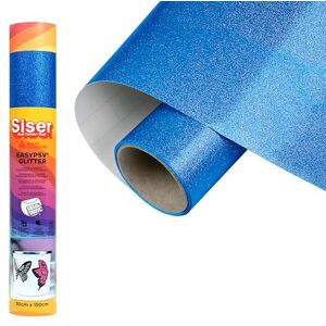SISER EasyPSV Glitter Lapis Blue Permanent Adhesive Vinyl Glittered 150 x 30 cm, for Personalizing Objects and Hard Surfaces, Compatible with Cutting Plotters SISER EasyPSV Glitter Lapis Blue Permanent Adhesive Vinyl Glittered 150 x 30 cm, for Personalizing Objects and Hard Surfaces, Compatible with Cutting Plotters