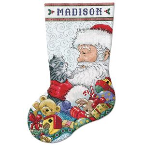Design Works Tobin Counted Cross Stitch Stocking Kit, Aida, Multicolor Design Works Tobin Counted Cross Stitch Stocking Kit, Aida, Multicolor