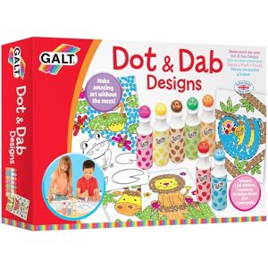 Galt Dot & Dab Craft Kit for Kids Mess-Free Dot Art Set 7 Anti-Leak Paint Dabbers, Canvas, Postcards & Activities – Childrens Creative Activity Stamp Set & Pattern Making Girls & Boys Age 4 + Galt Dot & Dab Craft Kit for Kids Mess-Free Dot Art Set 7 Anti-Leak Paint Dabbers, Canvas, Postcards & Activities – Childrens Creative Activity Stamp Set & Pattern Making Girls & Boys Age 4 +