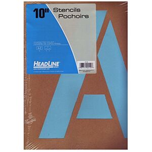 Head Sign 110 Stencil Set, 10-Inch Capital Letters A to Z - Sign Stencil Head Sign 110 Stencil Set, 10-Inch Capital Letters A to Z - Sign Stencil