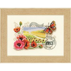 Vervaco Postage Stamp 2013 Counted Cross Stitch Kit, Multi-Colour Vervaco Postage Stamp 2013 Counted Cross Stitch Kit, Multi-Colour