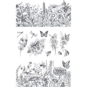 Thymeless Designs Midnight Meadow Craft Transfers - Furniture & Decor Thymeless Designs Midnight Meadow Craft Transfers - Furniture & Decor