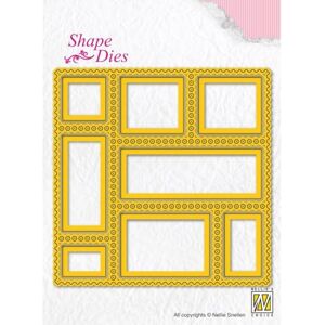 Nellie's Choice Cutting, Postal Stamp Shape Die, 10.1 x 10.1 cm, Card Making Supplies, Metal Dies for Scrapbooking, DIY and Paper Crafts, Yellow, 10,1 x 10,1 cm Nellie's Choice Cutting, Postal Stamp Shape Die, 10.1 x 10.1 cm, Card Making Supplies, Metal Dies for Scrapbooking, DIY and Paper Crafts, Yellow, 10,1 x 10,1 cm