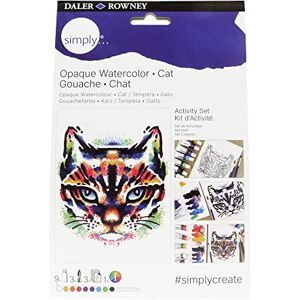Daler Rowney Daler-Rowney Simply Cat Activity Set, Gouache Paint, DIY, Make Your Own Art, Ideal as Gifts for Entry-Level Artists & Hobbyists Daler Rowney Daler-Rowney Simply Cat Activity Set, Gouache Paint, DIY, Make Your Own Art, Ideal as Gifts for Entry-Level Artists & Hobbyists