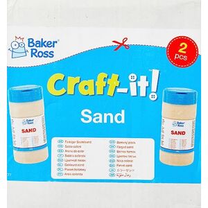 Baker Ross AW427 Glitter Sand Pack of 6, For All Art Projects, Peel and Stick Crafts, or for Filling Vases Baker Ross AW427 Glitter Sand Pack of 6, For All Art Projects, Peel and Stick Crafts, or for Filling Vases