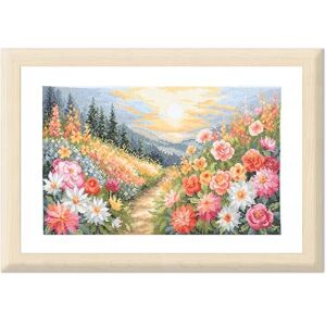 Lanarte Cross Stitch Embroidery Kits Counted Cross Stitch Pictures Set Colourful Way Wall Decoration Handmade Set for Adults Approx. 38 x 21 cm DIY Decoration Craft Set Craftsman Creative Gift Set Lanarte Cross Stitch Embroidery Kits Counted Cross Stitch Pictures Set Colourful Way Wall Decoration Handmade Set for Adults Approx. 38 x 21 cm DIY Decoration Craft Set Craftsman Creative Gift Set