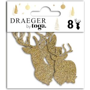 Toga Set of 5 Cut-Out Shapes, Gold, 4.5 to 8 cm Toga Set of 5 Cut-Out Shapes, Gold, 4.5 to 8 cm