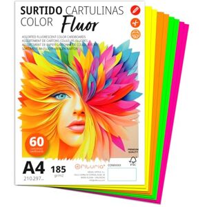 OFITURIA A4 Cardstock, Coloured Cardstock, 185 g/m2 Card Stock for Crafts, Education, Home, Art or Business, Assorted A4 Coloured Cardstock – Ophituria (50 Cardstocks, Assorted Fluor) OFITURIA A4 Cardstock, Coloured Cardstock, 185 g/m2 Card Stock for Crafts, Education, Home, Art or Business, Assorted A4 Coloured Cardstock – Ophituria (50 Cardstocks, Assorted Fluor)