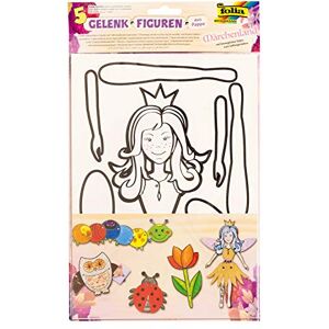 Folia 23329 Articulated Figures Fairytale Land Cardboard Figures with Pre-Printed Outlines and Joint Clips for Painting and Design, Pack of 5, Fairy, Owl, Flower, Ladybird and Caterpillar Folia 23329 Articulated Figures Fairytale Land Cardboard Figures with Pre-Printed Outlines and Joint Clips for Painting and Design, Pack of 5, Fairy, Owl, Flower, Ladybird and Caterpillar