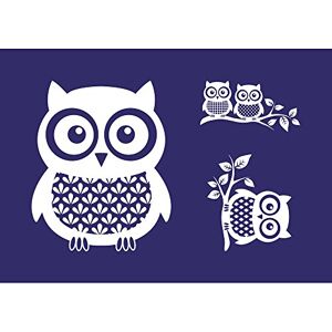 Rayher 45068000, owls, DIN A5, 1 stencil with 1 squeegee in self-service bag. Rayher 45068000, owls, DIN A5, 1 stencil with 1 squeegee in self-service bag.