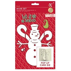 Xcut A5 Dies - Snowman - Art & Craft Xcut A5 Dies - Snowman - Art & Craft