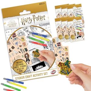 BLADEZ Harry Potter by Toyz Sticker Set with 50+ Stickers 6 Pack Magical Fun for Kids Stickers for Children Perfect for Party Bags & Gifts Customise Notebooks & More-Official Licensed Product BLADEZ Harry Potter by Toyz Sticker Set with 50+ Stickers 6 Pack Magical Fun for Kids Stickers for Children Perfect for Party Bags & Gifts Customise Notebooks & More-Official Licensed Product