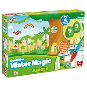 Galt Water Magic Squishies Jungle Reusable Colouring Books for Children, Reusable Pictures for Kids to Colour, Magically Reveal Hidden Pictures with Water Pen & Squishy Surprises, Ages 3 Years Plus Galt Water Magic Squishies Jungle Reusable Colouring Books for Children, Reusable Pictures for Kids to Colour, Magically Reveal Hidden Pictures with Water Pen & Squishy Surprises, Ages 3 Years Plus