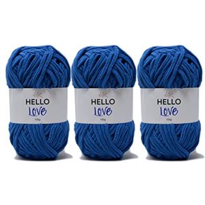 Hello Love Baby Blanket Yarn 300g Dolphin Blue Hello Love Baby Blanket Yarn 300g Dolphin Blue