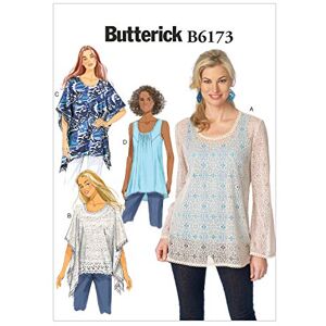 Butterick Patterns 6173 E5 Size 14/16/18/20/22 Misses Tunic and Top Butterick Patterns 6173 E5 Size 14/16/18/20/22 Misses Tunic and Top