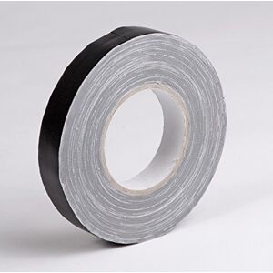 Clairefontaine Ref 97036C Banded Fibre Tape (Single Roll) 25mm x 50m Size, 280 Microns Thick Suitable for Covering Nails on Canvas Boards Black Clairefontaine Ref 97036C Banded Fibre Tape (Single Roll) 25mm x 50m Size, 280 Microns Thick Suitable for Covering Nails on Canvas Boards Black