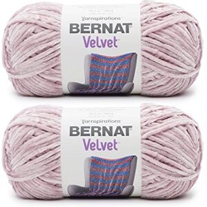 Bernat Velvet Smokey Violet Yarn 2 Pack of 300g/10.5oz Polyester 5 Bulky 315 Yards Knitting/Crochet Bernat Velvet Smokey Violet Yarn 2 Pack of 300g/10.5oz Polyester 5 Bulky 315 Yards Knitting/Crochet