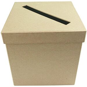 décopatch Ref EV013O Square Postboxes (Pack of 2) Papier Maché Object to Decorate 19 x 19 x 19cm Decorate with Papers & PaperPatch Glue, Glitter, Paints décopatch Ref EV013O Square Postboxes (Pack of 2) Papier Maché Object to Decorate 19 x 19 x 19cm Decorate with Papers & PaperPatch Glue, Glitter, Paints