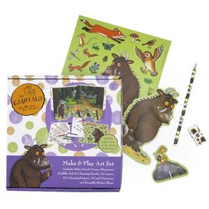 Robert Frederick The Gruffalo: Make & Play Set Creative Activity Kit with Play Scene, Colouring Supplies & Card Characters Official Licensed Gift for Ages 3+ Robert Frederick The Gruffalo: Make & Play Set Creative Activity Kit with Play Scene, Colouring Supplies & Card Characters Official Licensed Gift for Ages 3+
