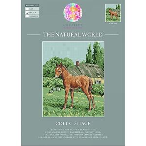 Creative Labs The Natural World Cross Stitch Kits Colt Cottage,Multi-colour,34 x 22 x 1 cm Creative Labs The Natural World Cross Stitch Kits Colt Cottage,Multi-colour,34 x 22 x 1 cm