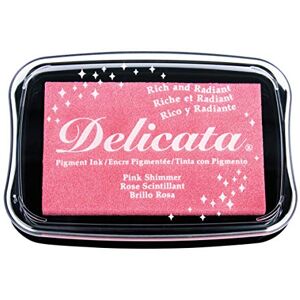 Rayher 29187258 Delicata Metallic Stamp pad, Pale-Pink, 9.9x6.8x1.9cm, Size L, Palepink Rayher 29187258 Delicata Metallic Stamp pad, Pale-Pink, 9.9x6.8x1.9cm, Size L, Palepink