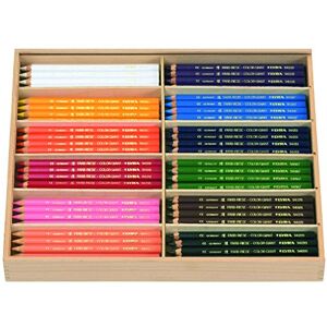 LYRA 3944144 Giant Colour Crayons Painted Wooden Box with 144 Pencils LYRA 3944144 Giant Colour Crayons Painted Wooden Box with 144 Pencils