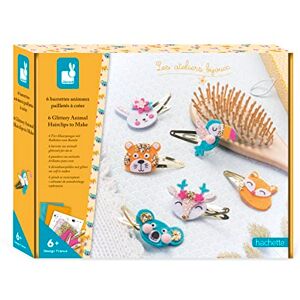 Janod Set of 6 hair clip to Create Sequinned Animals Children’s Arts & Crafts Kit Mastering Fine Motor Skills & Creativity 6 Years and up J07997 Janod Set of 6 hair clip to Create Sequinned Animals Children’s Arts & Crafts Kit Mastering Fine Motor Skills & Creativity 6 Years and up J07997