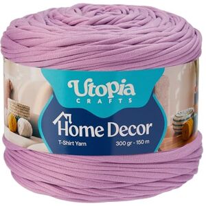 Utopia Crafts T-Shirt Yarn for Crocheting and Knitting Home Decor 300g/150m Elastic Microfibre Fabric Yarn Oeko-Tex Certified Washable Crochet Baskets Bags Rugs & Macramé 5-7mm Hook (Lavender Purple) Utopia Crafts T-Shirt Yarn for Crocheting and Knitting Home Decor 300g/150m Elastic Microfibre Fabric Yarn Oeko-Tex Certified Washable Crochet Baskets Bags Rugs & Macramé 5-7mm Hook (Lavender Purple)
