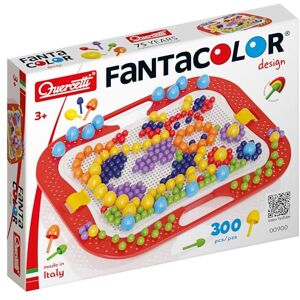 Quercetti Fantacolor Plug in Mosaic Set, Portable Set to Create Your Own Designs and Display, for Boys and Girls Ages 3+ Quercetti Fantacolor Plug in Mosaic Set, Portable Set to Create Your Own Designs and Display, for Boys and Girls Ages 3+