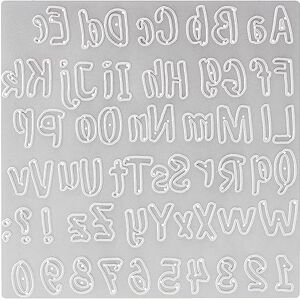 Sizzix Thinlits Die 664491 Bold Brush Alphabet by Sophie Guilar Sizzix Thinlits Die 664491 Bold Brush Alphabet by Sophie Guilar