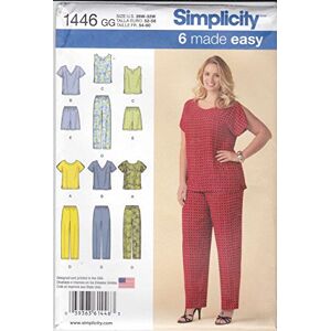 Simplicity US1446GG Size GG Six Made Easy Pull on Tops and Pants or Shorts Simplicity US1446GG Size GG Six Made Easy Pull on Tops and Pants or Shorts