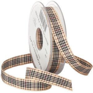 Morex BlackBerry Plaid Ribbon, Natural Morex BlackBerry Plaid Ribbon, Natural
