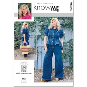 Know me Sewing Pattern ME2069K5 Misses' Top and Pants by Lynn Brannelly K5 (8-10-12-14-16) Know me Sewing Pattern ME2069K5 Misses' Top and Pants by Lynn Brannelly K5 (8-10-12-14-16)