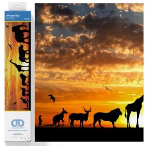 DIAMOND DOTZ Painting, Beginner Kit, African Sky, 72 x 22cm DIAMOND DOTZ Painting, Beginner Kit, African Sky, 72 x 22cm
