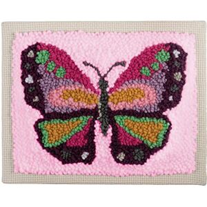 Trimits Punch Needle Frame Kit, Butterfly, 20.32 x 25.4cm (8 x 10in) Trimits Punch Needle Frame Kit, Butterfly, 20.32 x 25.4cm (8 x 10in)