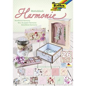 Folia Blok z motywami Harmonia 24x34 cm 26 arkuszy Folia Blok z motywami Harmonia 24x34 cm 26 arkuszy
