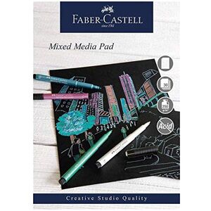 Faber Castell: A3 Mixed Media Spiral Notebook - Black - 30 Sheets Faber Castell: A3 Mixed Media Spiral Notebook - Black - 30 Sheets