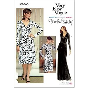 Vogue Patterns Paper Pattern V2060Y5 Misses' Wrap Dress Worn Forward or Backward by Diane Von Furstenberg Y5 (18-20-22-24-26) Vogue Patterns Paper Pattern V2060Y5 Misses' Wrap Dress Worn Forward or Backward by Diane Von Furstenberg Y5 (18-20-22-24-26)