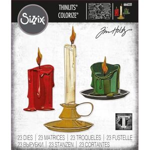Tim Holtz Candleshop Colorize Die-Cut Stencil Tim Holtz Candleshop Colorize Die-Cut Stencil