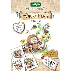 Katy Sue 'Hedgehog Friends Collection' Papercraft Pad for Card Making (not Die-Cut). Makes 80 Card Toppers. Katy Sue 'Hedgehog Friends Collection' Papercraft Pad for Card Making (not Die-Cut). Makes 80 Card Toppers.