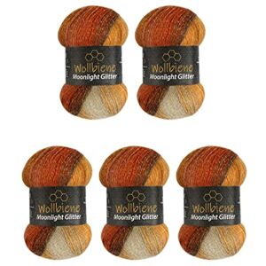 Moonlight Glitter Batik 3-3.5mm - Wool Moonlight Glitter Batik 3-3.5mm - Wool