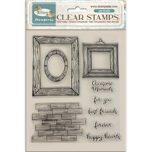Stamperia WTK203 Acrylic Stamp, Brown/Black, 14 x 18 cm Stamperia WTK203 Acrylic Stamp, Brown/Black, 14 x 18 cm