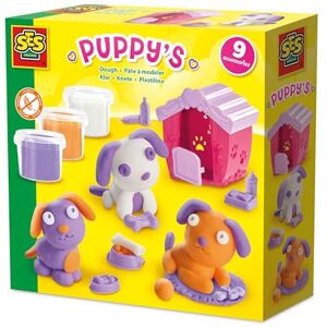 Creative Labs 00505 Dough Puppy Play Set Create Adorable Puppies with Gluten-Free Dough Includes Doghouse and Accessories Safe and Fun for Kids Aged 3+, Lila, Orange, Weiß Creative Labs 00505 Dough Puppy Play Set Create Adorable Puppies with Gluten-Free Dough Includes Doghouse and Accessories Safe and Fun for Kids Aged 3+, Lila, Orange, Weiß