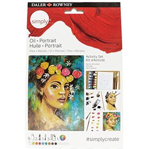 Daler Rowney Daler-Rowney Simply Portrait Activity Set, Oil Paint, DIY, Make Your Own Art, Ideal as Gifts for Entry-Level Artists & Hobbyists Daler Rowney Daler-Rowney Simply Portrait Activity Set, Oil Paint, DIY, Make Your Own Art, Ideal as Gifts for Entry-Level Artists & Hobbyists